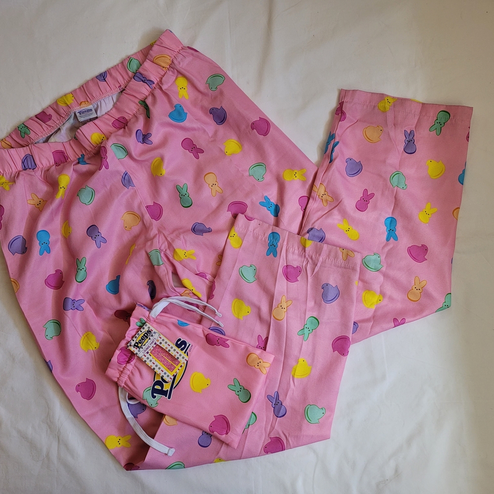Adult Peeps Pajamas Bottoms Lounge Pant S/M